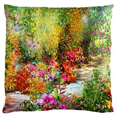 Forest Flowers  Standard Flano Cushion Case (two Sides) by ArtsyWishy