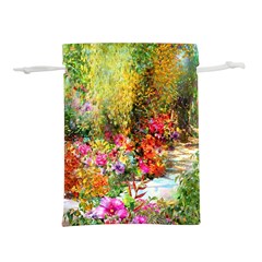 Forest Flowers  Lightweight Drawstring Pouch (m)