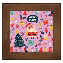 Merry Exmas Merry Exmas Framed Tile by designsbymallika