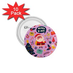 Merry Exmas Merry Exmas 1 75  Buttons (10 Pack) by designsbymallika