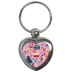 Merry Exmas Merry Exmas Key Chain (heart) by designsbymallika