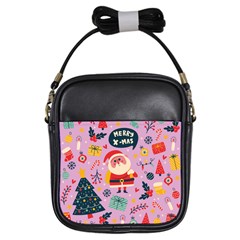 Merry Exmas Merry Exmas Girls Sling Bag by designsbymallika