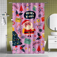 Merry Exmas Merry Exmas Shower Curtain 48  X 72  (small)  by designsbymallika