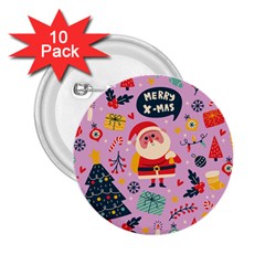 Merry Exmas Merry Exmas 2 25  Buttons (10 Pack)  by designsbymallika