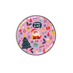 Merry Exmas Merry Exmas Hat Clip Ball Marker (4 Pack) by designsbymallika