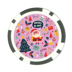 Merry Exmas Merry Exmas Poker Chip Card Guard by designsbymallika