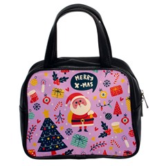 Merry Exmas Merry Exmas Classic Handbag (two Sides) by designsbymallika