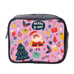 Merry Exmas Merry Exmas Mini Toiletries Bag (two Sides) by designsbymallika