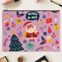 Merry Exmas Merry Exmas Cosmetic Bag (xxxl) by designsbymallika