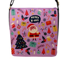 Merry Exmas Merry Exmas Flap Closure Messenger Bag (l) by designsbymallika