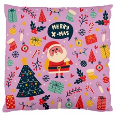 Merry Exmas Merry Exmas Standard Flano Cushion Case (one Side) by designsbymallika