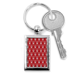 Paws Love Dogs Paws Love Dogs Key Chain (rectangle) by designsbymallika