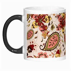 Red Floral Baatik Print Red Floral Baatik Print Morph Mugs by designsbymallika