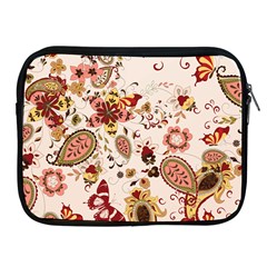 Red Floral Baatik Print Red Floral Baatik Print Apple Ipad 2/3/4 Zipper Cases by designsbymallika