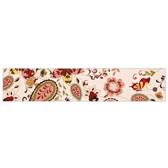 Red Floral Baatik Print Red Floral Baatik Print Small Flano Scarf by designsbymallika