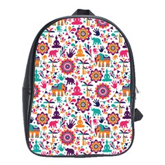 Indian Love School Bag (large) by designsbymallika