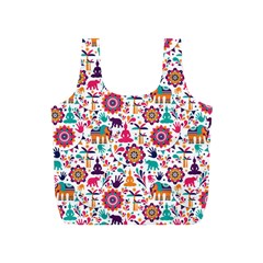 Indian Love Full Print Recycle Bag (s) by designsbymallika