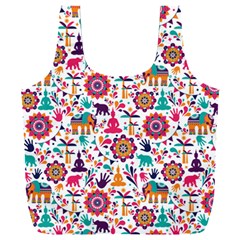 Indian Love Full Print Recycle Bag (xxxl) by designsbymallika