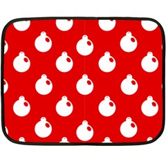 Christmas 007 Large Fleece Blanket (mini) by MooMoosMumma