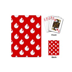 Christmas 007 Large Playing Cards Single Design (mini)