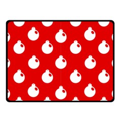 Christmas 007 Large Double Sided Fleece Blanket (small)  by MooMoosMumma