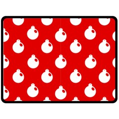 Christmas 007 Large Double Sided Fleece Blanket (large)  by MooMoosMumma