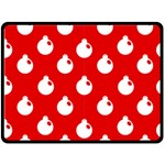 Christmas 007 Large Double Sided Fleece Blanket (Large)  80 x60  Blanket Front