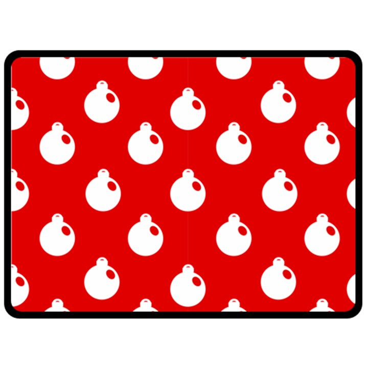 Christmas 007 Large Double Sided Fleece Blanket (Large) 