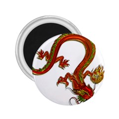 Dragon Art Glass Metalizer China 2 25  Magnets by HermanTelo