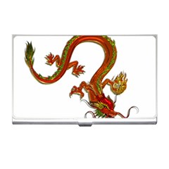 Dragon Art Glass Metalizer China Business Card Holder