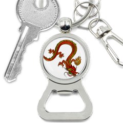 Dragon Art Glass Metalizer China Bottle Opener Key Chain by HermanTelo