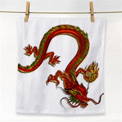 Dragon Art Glass Metalizer China Face Towel