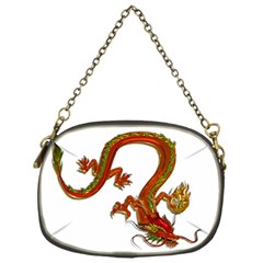 Dragon Art Glass Metalizer China Chain Purse (one Side)