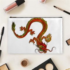 Dragon Art Glass Metalizer China Cosmetic Bag (large)