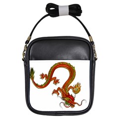 Dragon Art Glass Metalizer China Girls Sling Bag