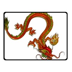 Dragon Art Glass Metalizer China Fleece Blanket (small)