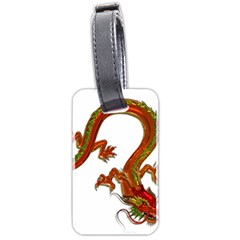 Dragon Art Glass Metalizer China Luggage Tag (two Sides)