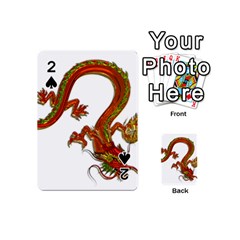 Dragon Art Glass Metalizer China Playing Cards 54 Designs (mini)