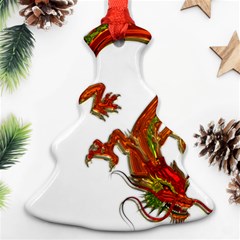 Dragon Art Glass Metalizer China Ornament (christmas Tree) 