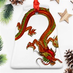 Dragon Art Glass Metalizer China Ornament (bell)