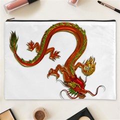 Dragon Art Glass Metalizer China Cosmetic Bag (xxxl) by HermanTelo