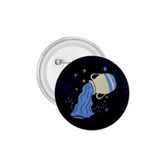 Aquarius Horoscope Astrology Zodiac 1 75  Buttons by Mariart