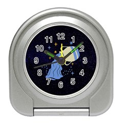 Aquarius Horoscope Astrology Zodiac Travel Alarm Clock by Mariart