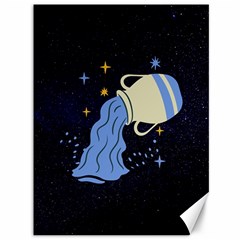 Aquarius Horoscope Astrology Zodiac Canvas 36  X 48 