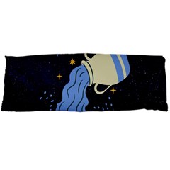 Aquarius Horoscope Astrology Zodiac Body Pillow Case Dakimakura (two Sides) by Mariart