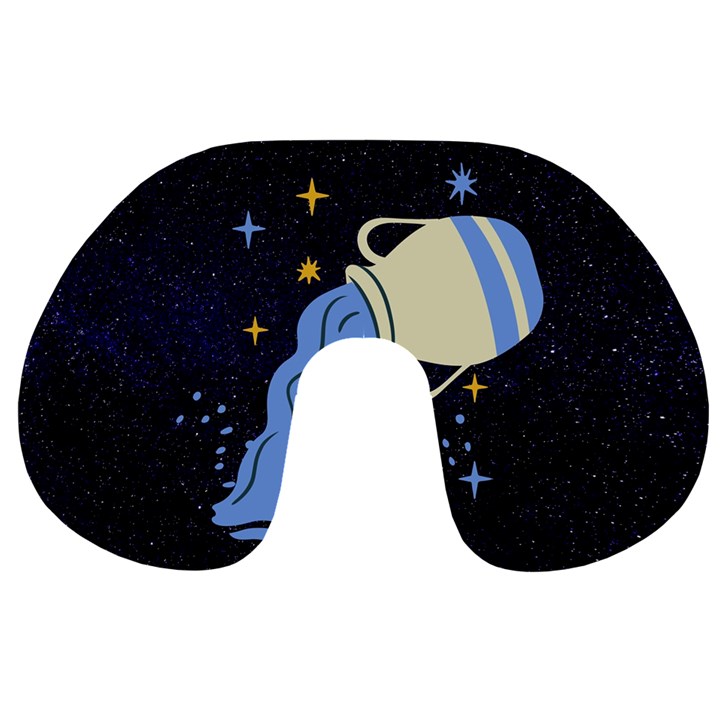 Aquarius Horoscope Astrology Zodiac Travel Neck Pillow