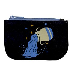 Aquarius Horoscope Astrology Zodiac Large Coin Purse