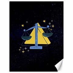 Horoscope Libra Astrology Zodiac Canvas 12  x 16 