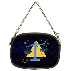 Horoscope Libra Astrology Zodiac Chain Purse (Two Sides)