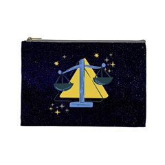 Horoscope Libra Astrology Zodiac Cosmetic Bag (large) by Mariart